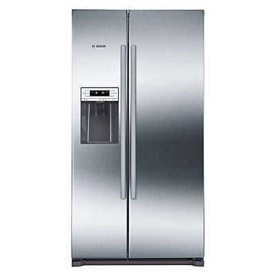 Bosch KAI90VI20G American Style Fridge Freezer, A+ Energy Rating, Stainless Steel Bosch KAI90VI20G American Style Fridge Freezer, A+ Energy Rating, Stainless Steel